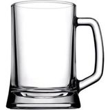 Paşabahçe Tekli Pub Bira Bardaği - 660 cc Büyük Boy - Antrasit - Sarı - 1,9 lt