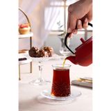 Paşabahçe Timeless Çay Bardağı ve Tabağı