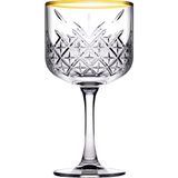Paşabahçe Timeless Golden Touch Kokteyl Bardağı - 490 cc - 4'lü - Şeffaf - Gold