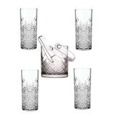 Pasabahce Timeless Rakı Bardağı Buz Kovası Seti 6 Parça 8596968412696aybabastore