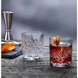 Paşabahçe Timeless Viski Bardağı 12'li Şeffaf Desenli Cam 345 ml Kaliteli Set