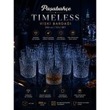 Paşabahçe Timeless Viski Bardağı 355 cc - 12 Adet - Şeffaf