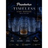 Paşabahçe Timeless Viski Bardağı 355 cc - 8 Adet - Şeffaf