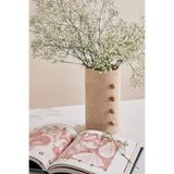 Paşabahçe Traverten Dekoratif Vazo, 19 cm, Çok Renkli