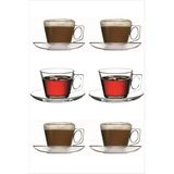 Paşabahçe Vela Cam 6'lı Espresso Fincan Set