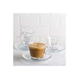 Paşabahçe Vela II Kahve Fincanı, 240 ml, 4'lü Set, Beyaz, Cam