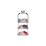 Paşabahçe Villa Patisserie 3 Katlı Fanus, Küçük Boy, Şeffaf EVİDEASRN036