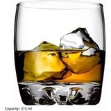 Paşabahçe Viski Bardağı 315 ml 6 Parça - Şeffaf