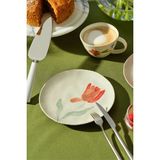 Paşabahçe Watery Seramik Pasta Tabağı, Pasta Tabağı, 1 Adet - Çok Renkli