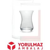 Paşabahçe Yorulmaz Ambalaj Paşabahçe 62511 Aida Çay Bardak 6'lı Set - Şeffaf