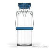 Paşabahçe Zest Glass 1,25 Lt Mavi Süt Şişesi
