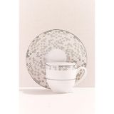 Paşabahçe Zoom Porselen Kahve Fincanı, Silver, 1 Adet