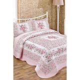 pasajceyiz Örtüm Mia Çift Kişilik Kapitone Yatak Örtüsü - 250 x 260 cm - Pembe