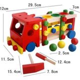 Pasajdanal Ahşap Arabalı Tamir Seti Ve Çekiçli Çak Çak Oyunu Tangram Hediyeli