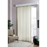 Paşamanlar Düz Pile Krem Saten Güneşlik – Kornişe Hazır, Şık ve Dökümlü, Salon & Yatak Odası Uyumlu - 140 x 240 cm
