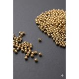 PASAMİA 4 Mm Gold Renk Plastik Boncuk 25 gr (660- 680 Adet )