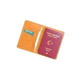 Pasaport Kılıfı Hakiki Deri Seyahat Cüzdanı Pasaportluk (Camel)