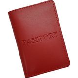 Pasaport Kılıfı Seyahat Cüzdanı - Kırmızı