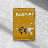 Pasaport/ruhsat/cüzdan Kılıfı - Sarı