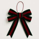 Paşateks 5’li Yılbaşı Ağaç Süsü Fiyonk Seti – 2 cm Kırmızı/Altın/gümüş/bordo/Kurdele Fiyonk – Noel Ağacı Süsleme, Hediye Paketleme ve Dekorasyon Aksesuarı (kırmızı-yeşil)