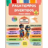 Pasatiempos divertidos para niños: Juegos y pasatiempos para niños de 5 a 8 años - +100 actividades - Sudokus, sopas de letras, mandalas, diferencias, laberintos dibujos y muchos más