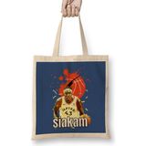Pascal Siakam Pascal Siakamvintage Art -Legend Basketball Gift Vintage Retro Style Bez Çanta Uzun Saplı - Açık Bej - 40 X 40