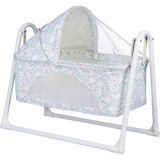 Pasha Baby Comfort Portatif Anne Yanı Sallanır Sepet Beşik - 80 x 50 cm - Beyaz - Pembe