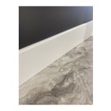 Pasha Dekor 12 cm Yalı Serisi T12 Model Lake Beyaz Pvc Süpürgelik