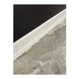Pasha Dekor 8 cm Pvc Lake Beyaz Süpürgelik