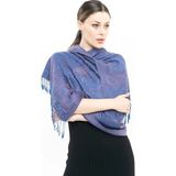 Pashmina Kaşmir Şal | Parliament Mavisi | %100 Kaşmir Yünü | 70X180 cm | 4 Mevsim - Lacivert