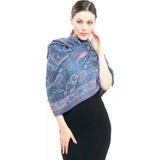 Pashmina Kaşmir Şal | Petrol Yeşili | %100 Kaşmir Yünü | 70X180 cm | 4 Mevsim