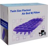 Pasific Çift Kişilik Şişme Yatak Elektrikli Hava Pompa Hediyeli - Twin Size Flocked Air Bed W/pillow - Standart