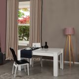 Pasific Home Beyaz Bois Açılır Yemek Masası