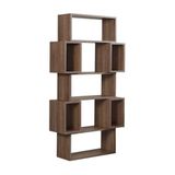 PASİFİC HOME Box Hareketli Kutulu Raflı Kitaplık, Koyu Meşe