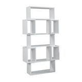 Pasific Home Box Hareketli Kutulu Raflı Kitaplık, Parlak Beyaz