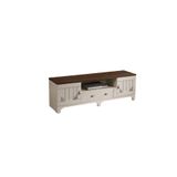Pasific Home Gazel Tv Ünitesi 170 Cm, Koyu Meşe& Beyaz
