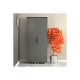 PASİFİC HOME Guzzo Tekerlekli Kiler Dolabı, Çok Amaçlı Erzak Dolabı, 80 Cm ,antrasit