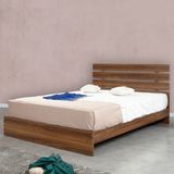 Pasific Home Huga Çift Kişilik 150 X 200 Başlıklı Karyola, Ceviz - 150 x 200 cm