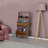 Pasific Home Low Çok Amaçlı Dekoratif Kitaplık ,Ceviz, Montessori Dolap