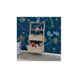 PASİFİC HOME Low Oyuncak Dolabı Montessori Raflı Kitaplık, Açık Meşe