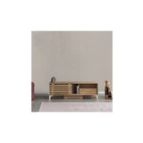 Pasific Home Lulu Metal Ayaklı Sürgülü Tv Ünitesi, 150 Cm, Meşe