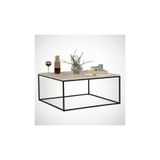 Pasific Home Poly Metal Orta Sehpa, Kare Orta Sehpa, Meşe