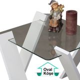 Pasific Home Roman Beyaz Mini Sehpa