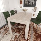 Pasific Home Single Mutfak Yemek Masası, 120 x80 cm, Dikdörtgen, Meşe