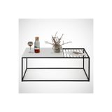Pasific Home Zinus Metal Orta Sehpa, Ahşap Beyaz