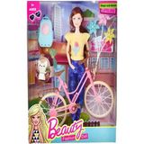 Pasifik Bisikletli Bebek Beauty Fashion Doll