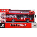 Pasifik City Bus Pilli Sesli ve Işıklı 30 cm Çek Bırak Oyuncak Otobüs PS-1119-4