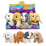 PASİFİK PELÜŞ YAVRU KÖPEK MC-1018 4 RENK SESLİ PİLLİ HAREKETLİ PELUŞ OYUNCAK 3+