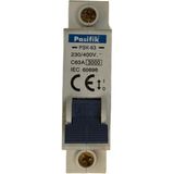 Pasifik Psk-63 Otomatik Sigorta C Tipi 1 Fazlı 63A. 3ka