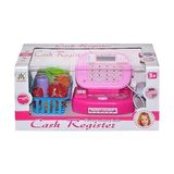 Pasifik Toys Pilli Yazar Kasa Pembe LS820A15